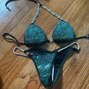 Competition bikini - fully blinged with precoisa stones